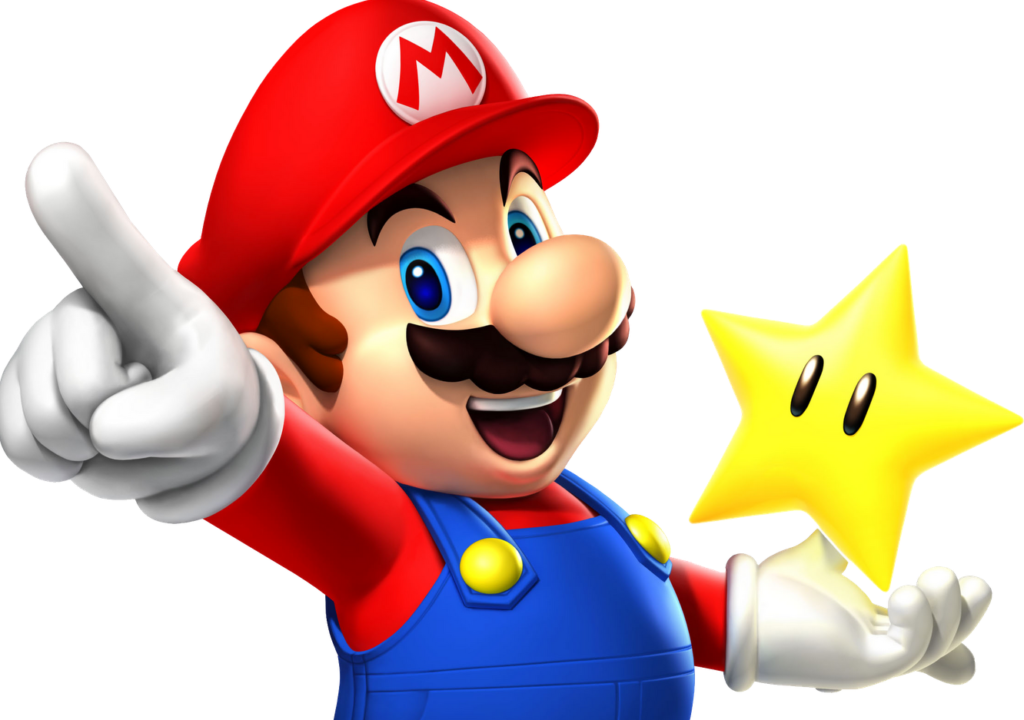 Mario con estrella