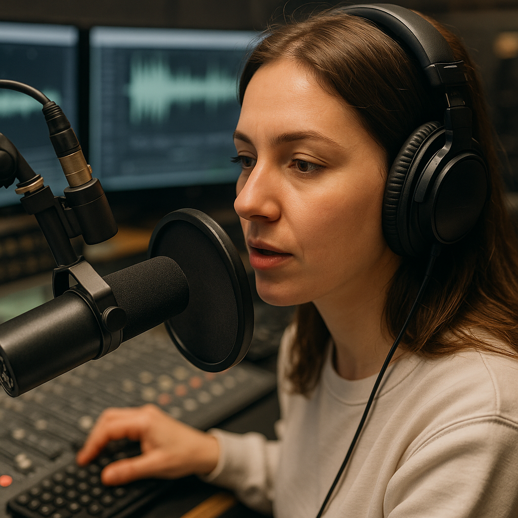Locutora ciencias de la comunicación